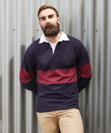 Panelled rugby shirt