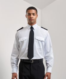 Long sleeve pilot shirt