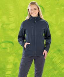 Women's recycled 3-layer printable softshell jacket