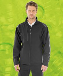 Recycled 3-layer printable softshell jacket