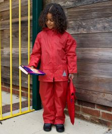 Junior waterproof jacket and trouser set