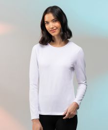 Women's feel good long sleeved stretch t-shirt
